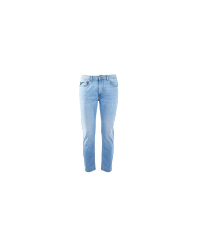 Yes Zee Men's Light Blue Cotton Jeans & Pant - W32 US