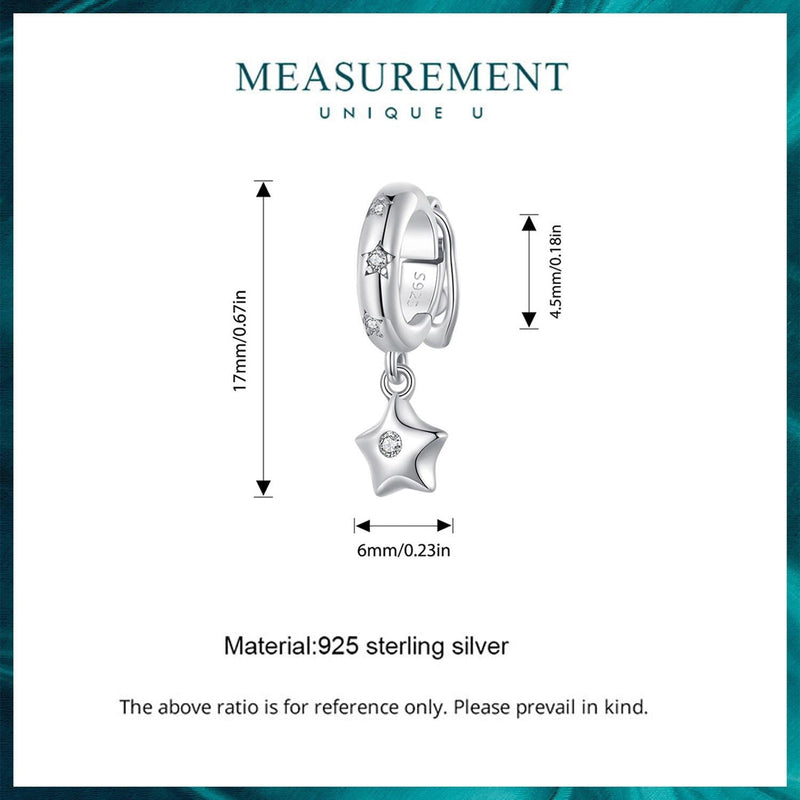 Pentagram Spacer Bead For Jewelry