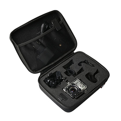 Shockproof Camera Bag for Sjcam and Selfie Stick - Portable 22x16x6cm