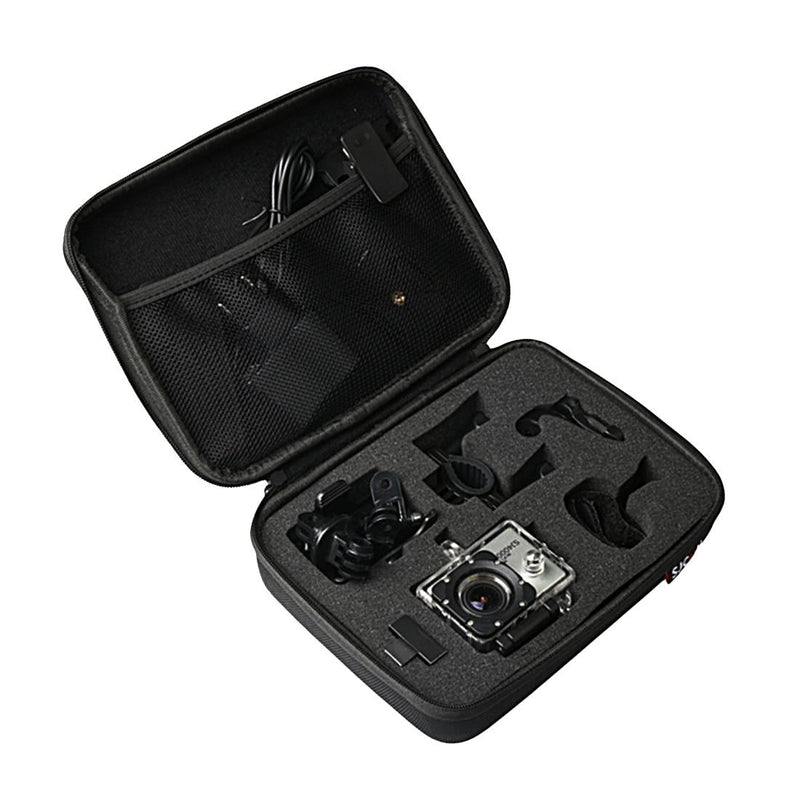 Shockproof Camera Bag for Sjcam and Selfie Stick - Portable 22x16x6cm