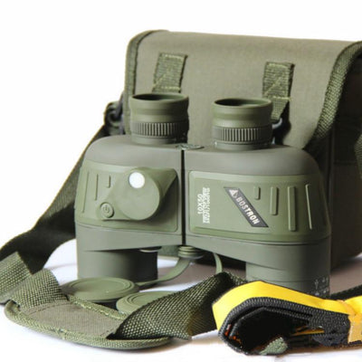 10x50 Floating Binoculars with Compass - Hd Navigation Waterproof Low Light Vision
