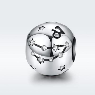 925 Sterling Silver Diy Zodiac Bracelet Beads Capricorn Style - Capricorn