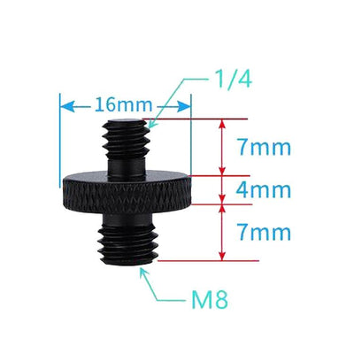 4-Piece A27 To M8 Male Screw Adapters