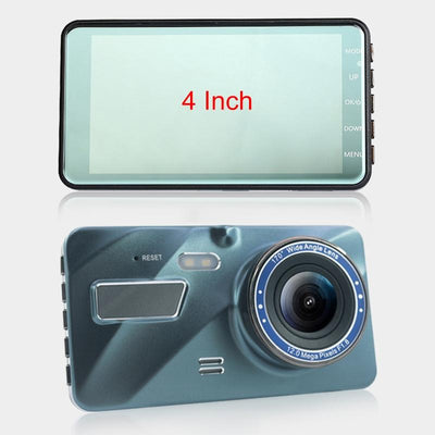 1080p Dual Recording Car Dvr with 4 Touch Screen Parking Monitoring & Loop Recording