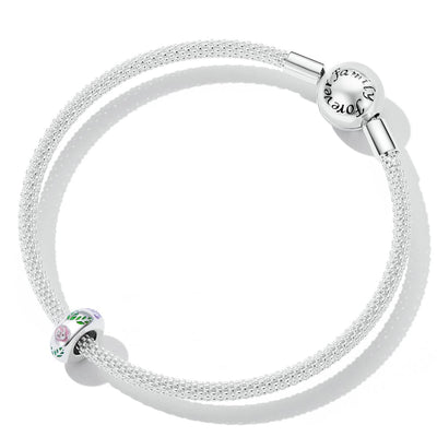 925 Sterling Silver Flower Doodle Beads For Diy Bracelets & Necklaces