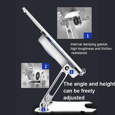 Aluminum Laptop Cooling Stand with 4 Fans