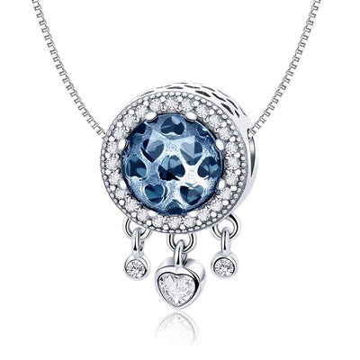 925 Sterling Silver Blue Beaded Bracelet Kit Pure Accessories