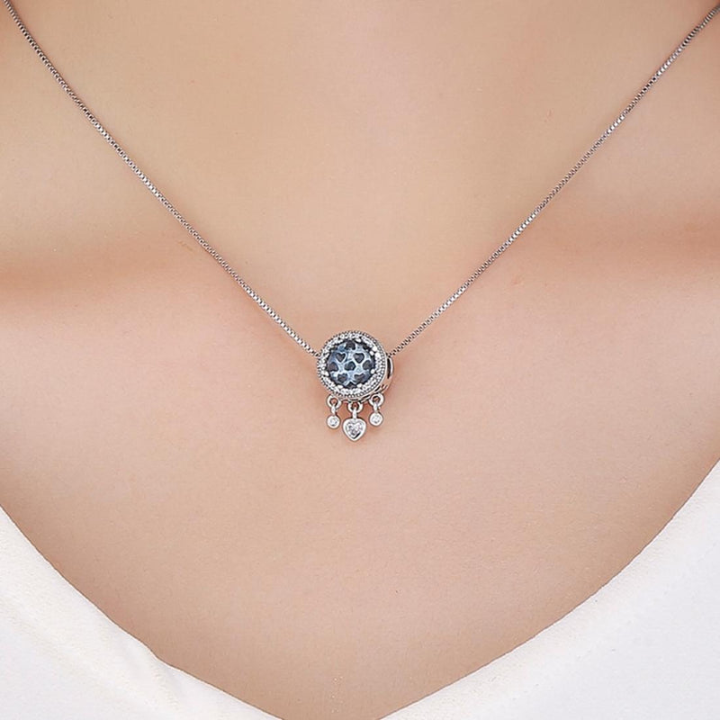 925 Sterling Silver Blue Beaded Bracelet Kit Pure Accessories