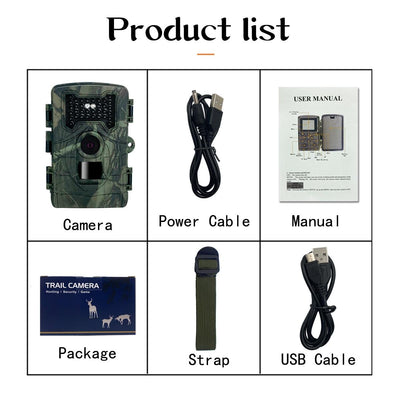 2 Lcd Infrared Night Vision Trail Camera For Wildlife Hunting