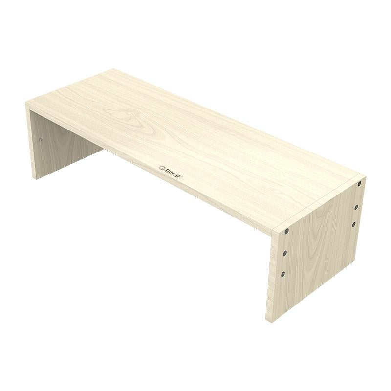 Natural Wood Monitor Stand - Compact Design