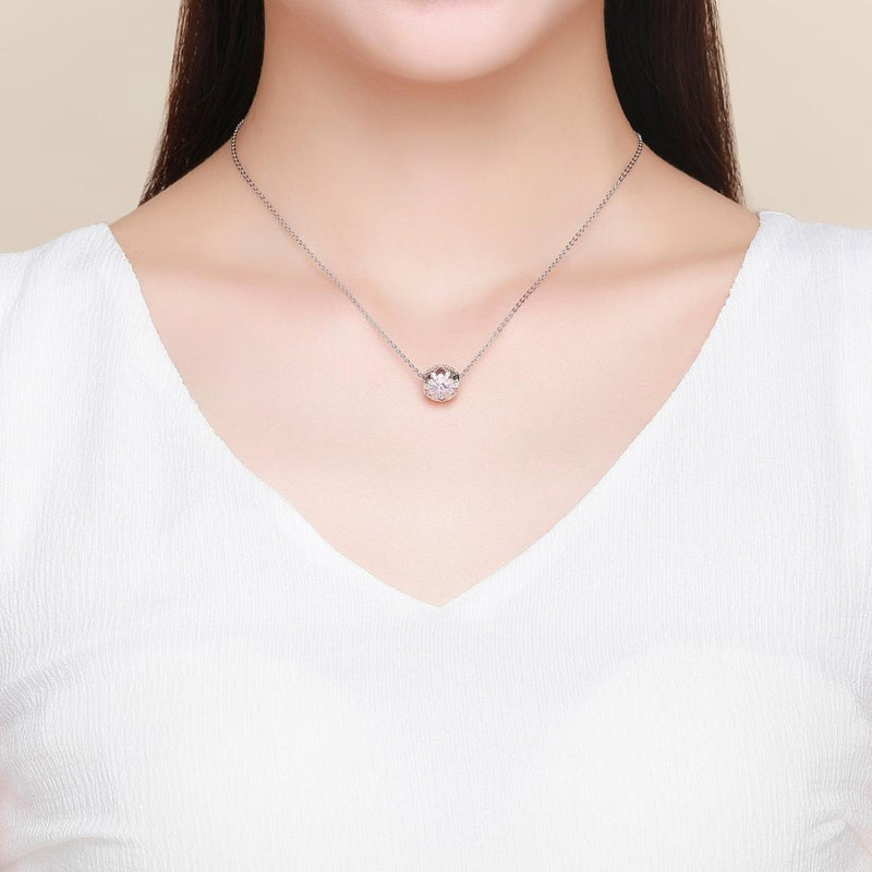 925 Sterling Silver Flower Stamen Diamond Beads For Diy Bracelets