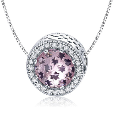 925 Sterling Silver Starry Sky Beads For Diy Bracelets & Necklaces