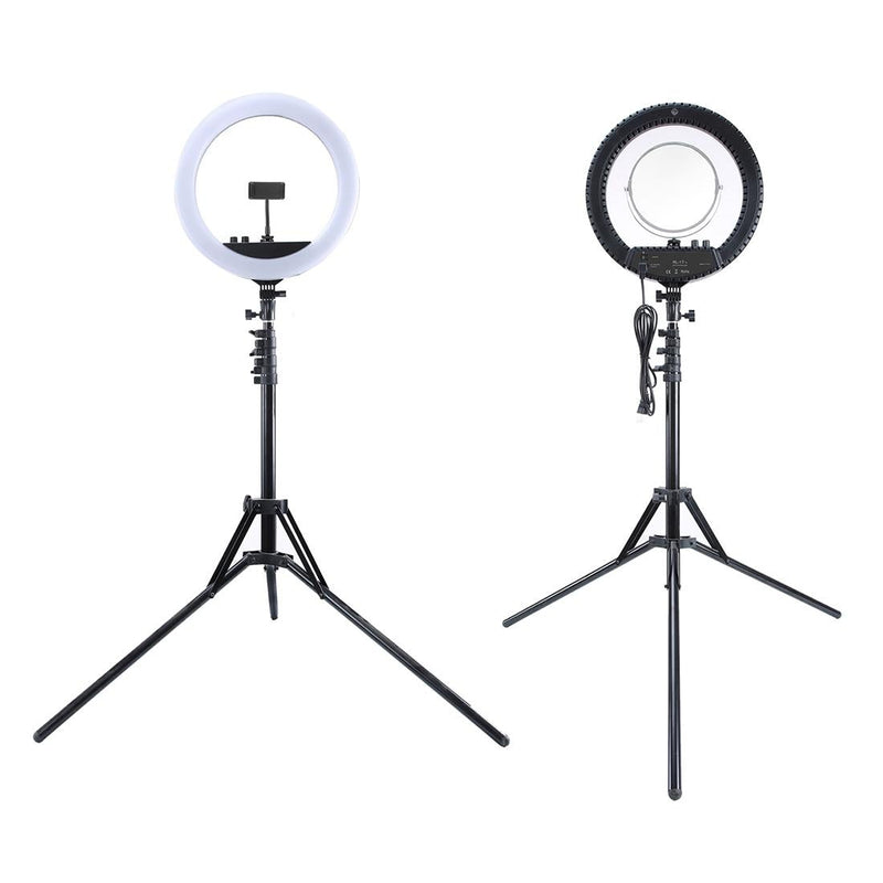 12 Two-colour Dimmable Ring Fill Light with Tripod - 28w 100-240v