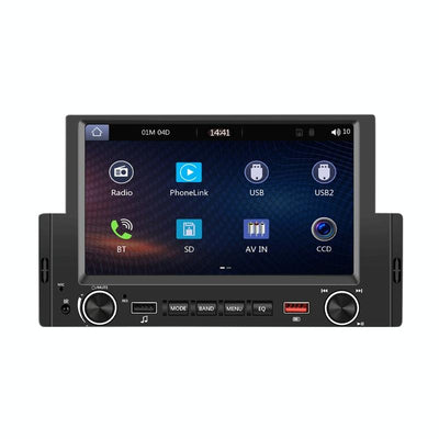 6.2 Inch Single Butt Carplay Car Monitor - Universal Wired Mp5 Player - Standard