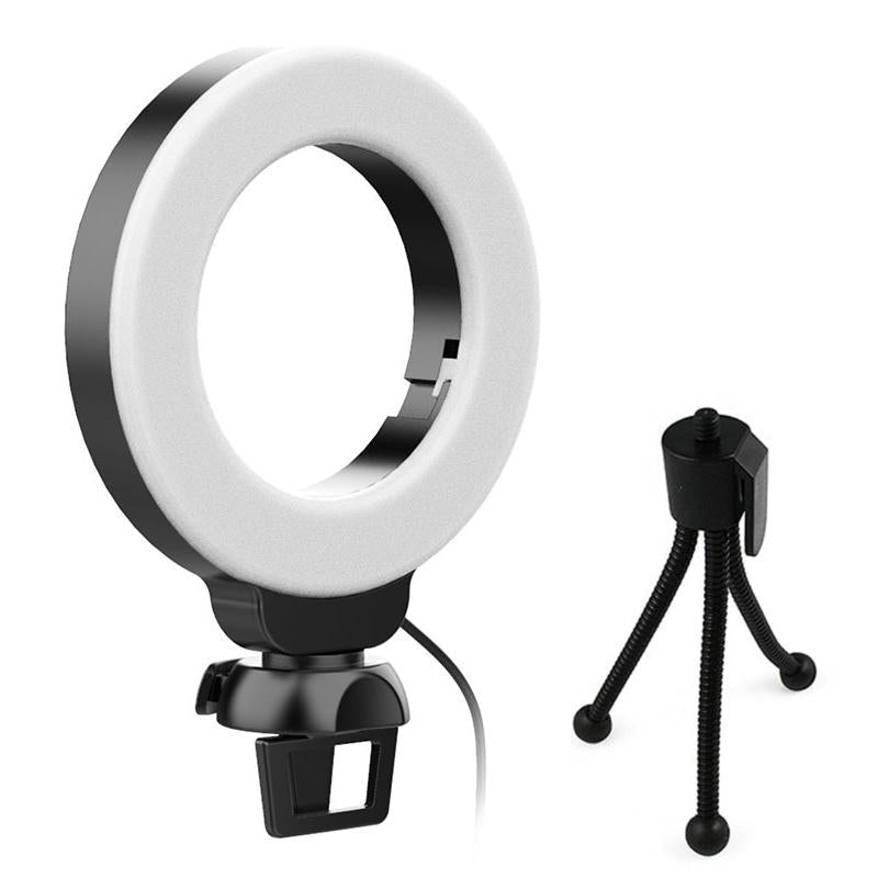 48leds Laptop Camera Beauty Ring Light - Clip Set 4-inch - Clip Set