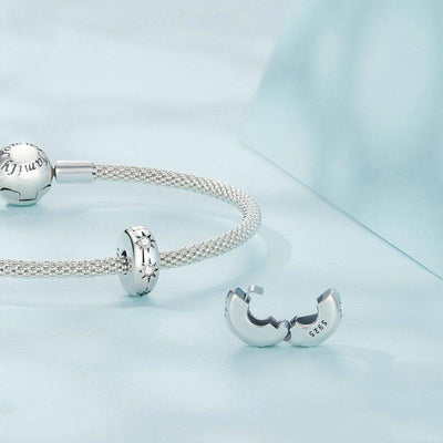 925 Sterling Silver Pointed Star Zircon Bracelet