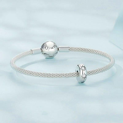 925 Sterling Silver Pointed Star Zircon Bracelet