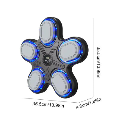Bluetooth Music Boxing Machine With Adult Gloves - Reaction Training - With Half-Finger Gloves
