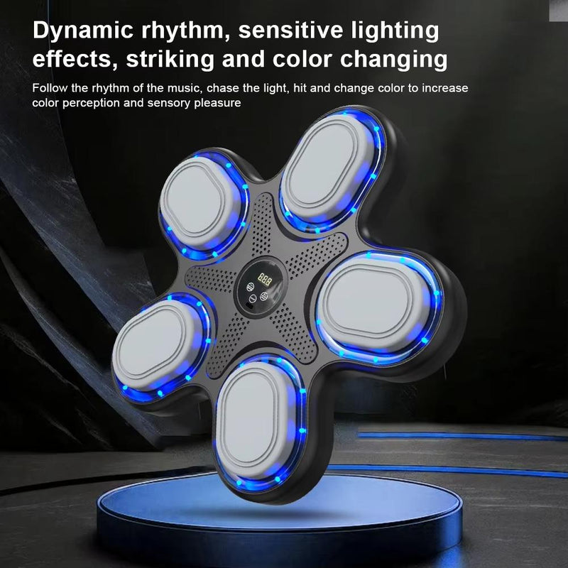 Bluetooth Music Boxing Machine With Adult Gloves - Reaction Training - With Half-Finger Gloves