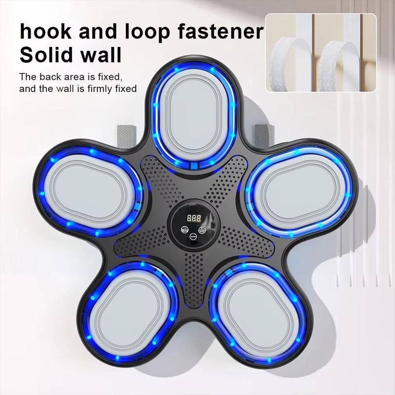 Bluetooth Music Boxing Machine With Adult Gloves - Reaction Training - With Half-Finger Gloves
