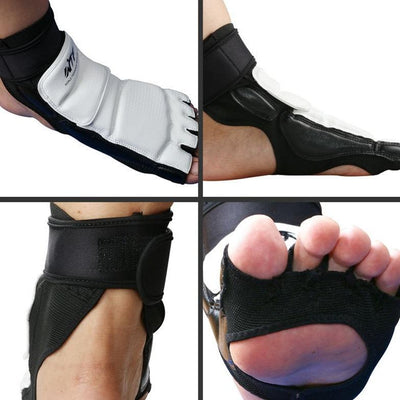 Xs Half-Toe Foot Guard For Taekwondo And Boxing - Fits Size 27-29