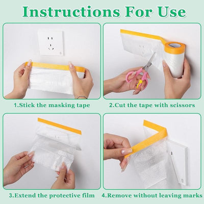 Protective Film For Furniture And Walls - 55Cm X 20M