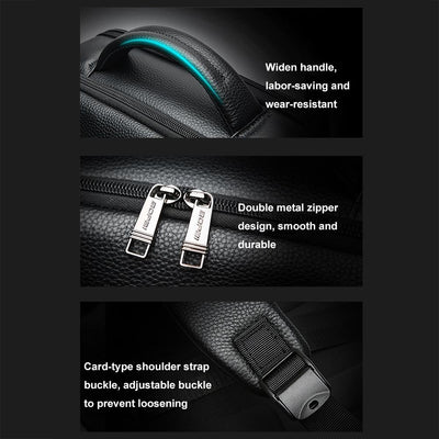 Deluxe Waterproof Laptop Backpack With Usb & Type-C Port - Large Capacity - 61-122891