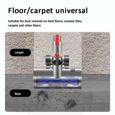 V-shaped Anti-tangle Floor Brush for Vacuum Cleaners - For Dyson V7 V8 V10 V11