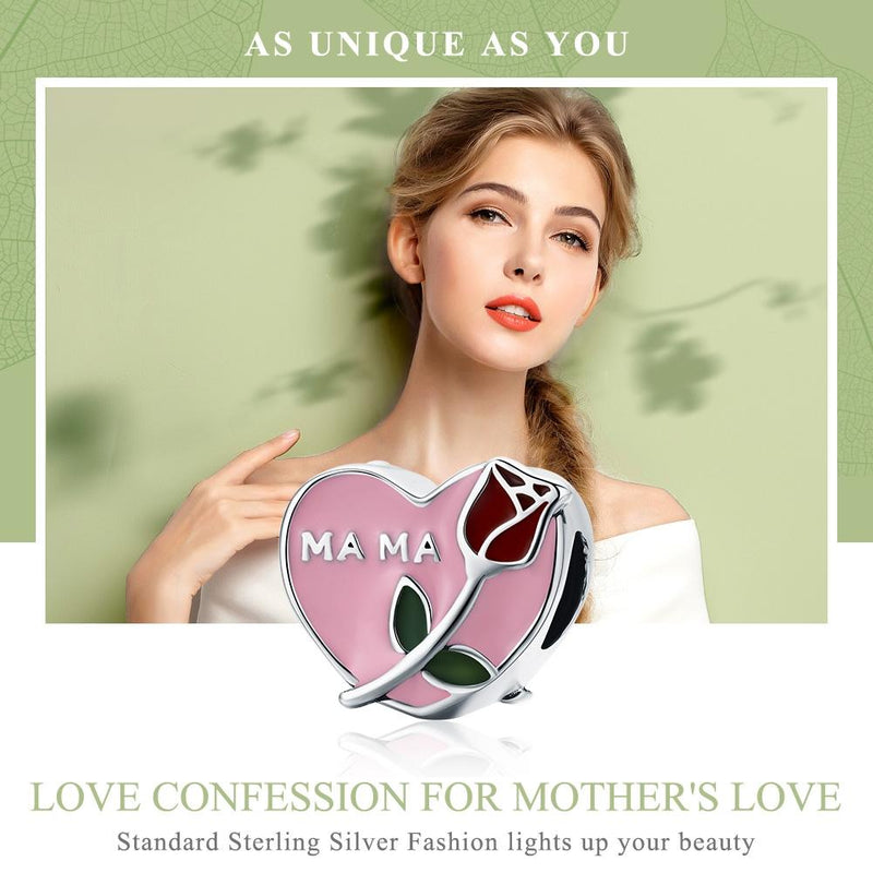 925 Sterling Silver Platinum Plated Pendant Beads