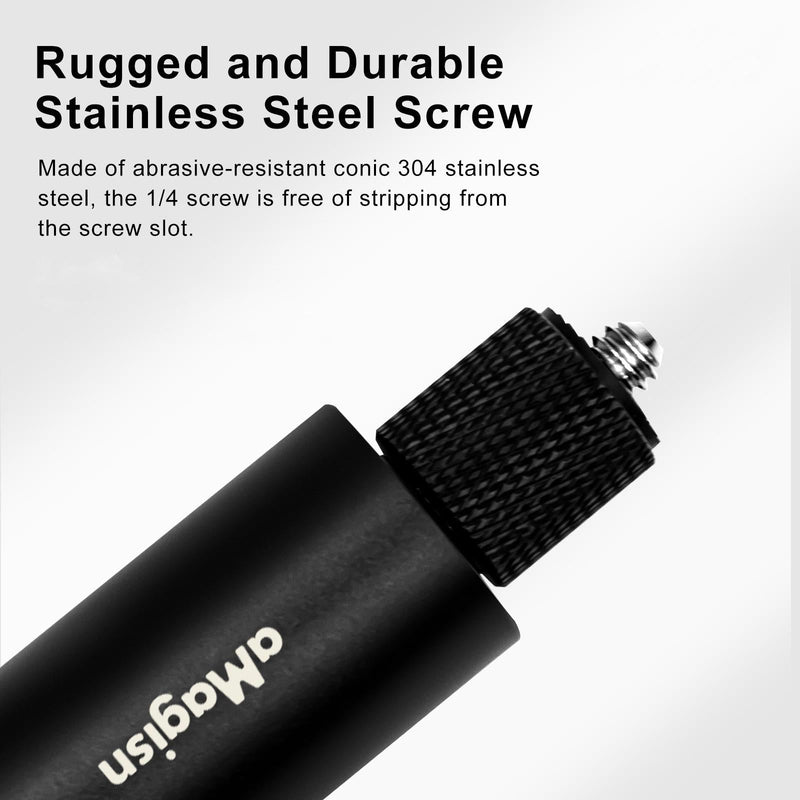 70cm Straight Pull Selfie Stick for Sports Cameras with 3 Jaw Screw - Single Rod