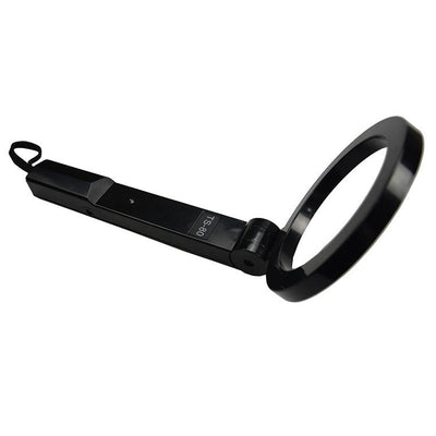Portable Hand-held Metal Detector - Folding Black