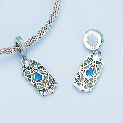 925 Sterling Silver Colorful Moon Tarot Bracelet