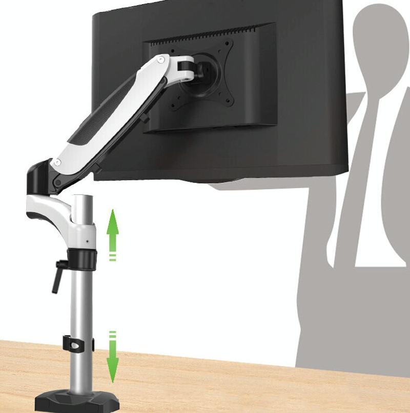 Adjustable Desktop Monitor Stand - Rotating