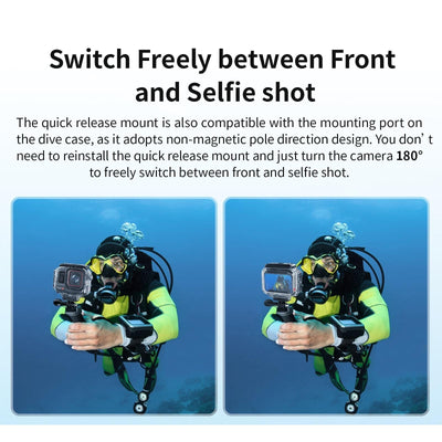 60M Waterproof Dive Shell For Magisn Camera - Horizontal & Vertical Shooting - For Insta360 Ace Pro