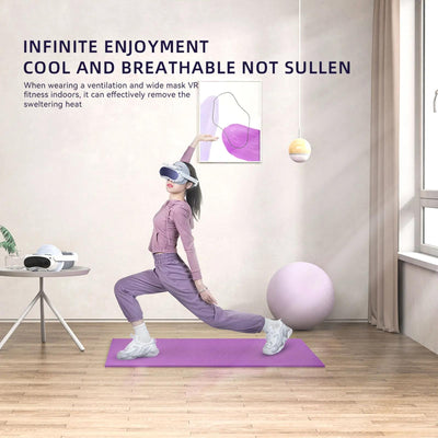 Comfortable Ice Silk Vr Face Cushion for Pico 4 Hibloks - 1Pc Pu Cotton