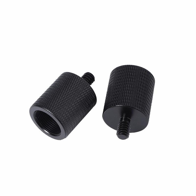2-Pack Microphone Adapter 1 / 4 Male To F1 5 / 8-27 Female Screw