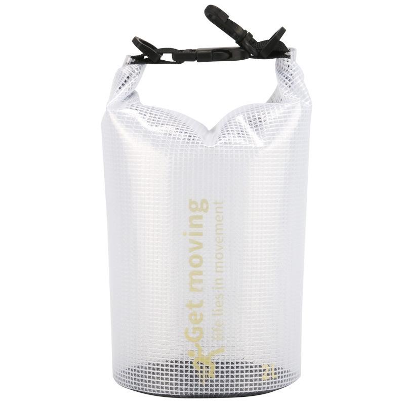 2L Waterproof Bag For Beach Rafting And Swimming Translucent Design
