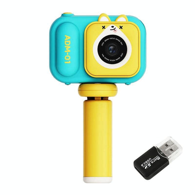 48Mp Dual Lens Kids Digital Camera With 2.4 Ips Screen And 32Gb Tf Card - Blue Fox - Without Tf Card Pink Bunny