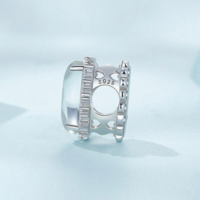 925 Sterling Silver Engraved Zirconia Bracelet