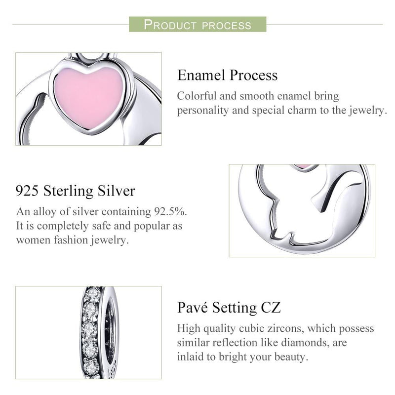 925 Sterling Silver Cat Pendant For Diy Bracelets And Necklaces Style - Pendent