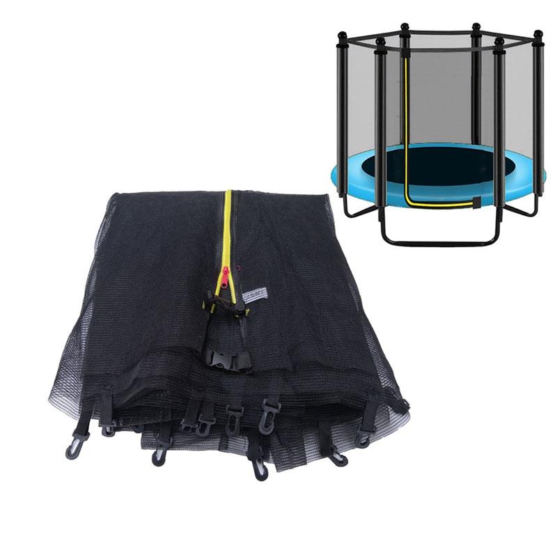 1.2M Outdoor Trampoline Safety Net Anti Fall Jump Pad Fits 6 Poles