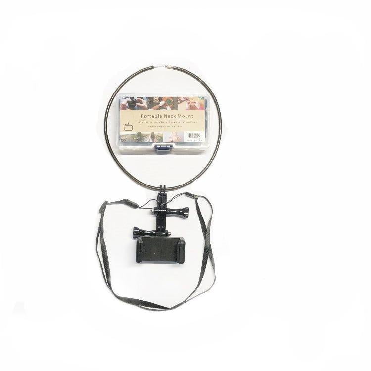 Flexible Neck Mount for Gopro and Smartphones Compatible with Action Cameras