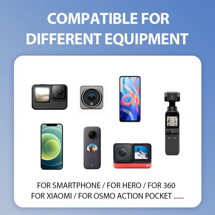 Flexible Neck Mount for Gopro and Smartphones Compatible with Action Cameras