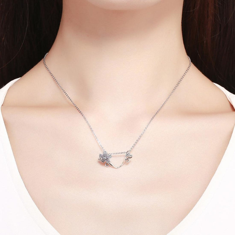 925 Sterling Silver Floral Diy Bracelet Charm