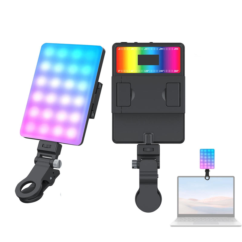 5w Mobile Phone Fill Light with Screen for Live Broadcast and Pocket Light