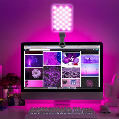 5w Mobile Phone Fill Light with Screen for Live Broadcast and Pocket Light