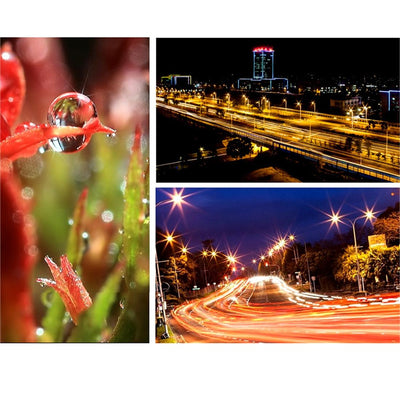 52mm Lens Filter Set for Gopro Hero5 Action Camera - Cpl Uv Nd8 Nd2 Star 8 Fld