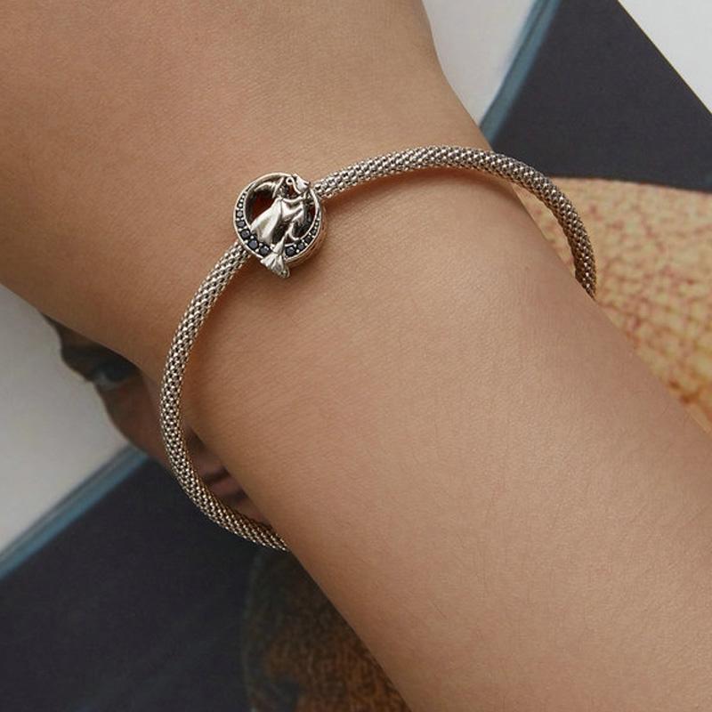 925 Sterling Silver Halloween Witch Diy Bracelet Bead Accessories