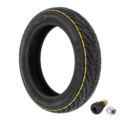 Electric Scooter with 10 Striped Vacuum Tire for Ninebot Max G30 Series