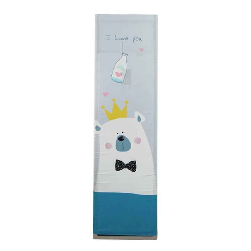 Vertical Cabinet Air Conditioning Cover - All-inclusive Fabric - 175x55x35cm - Sailboat Design